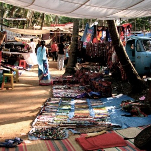 Jewellery for sale in Anjuna Flea Market, Goa
