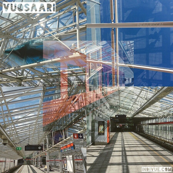 Vuosaari, Helsinki, metrostation -collage