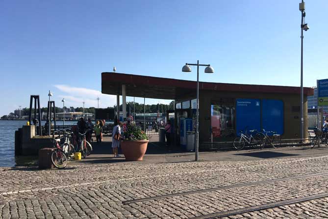 Suomenlinna island ferry stop