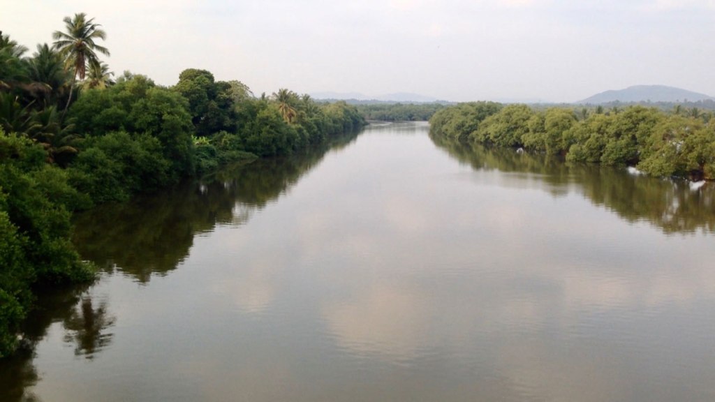 River flow in South Goa