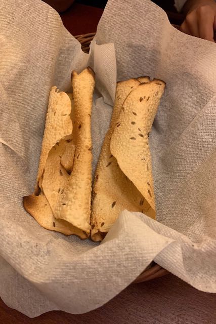 Pappadum breads in Golden Tikka