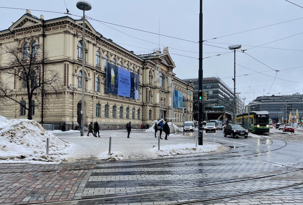 The Ateneum Art Museum in Helsinki, February 2022