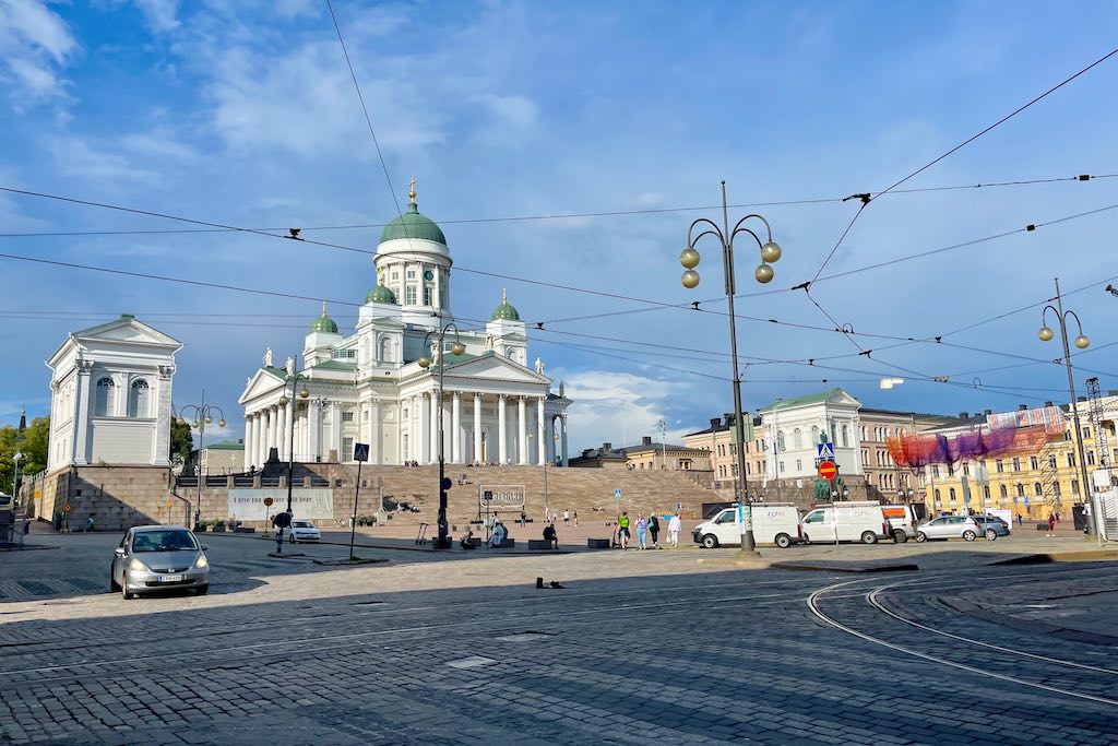 Helsinki cathedral and senate square
