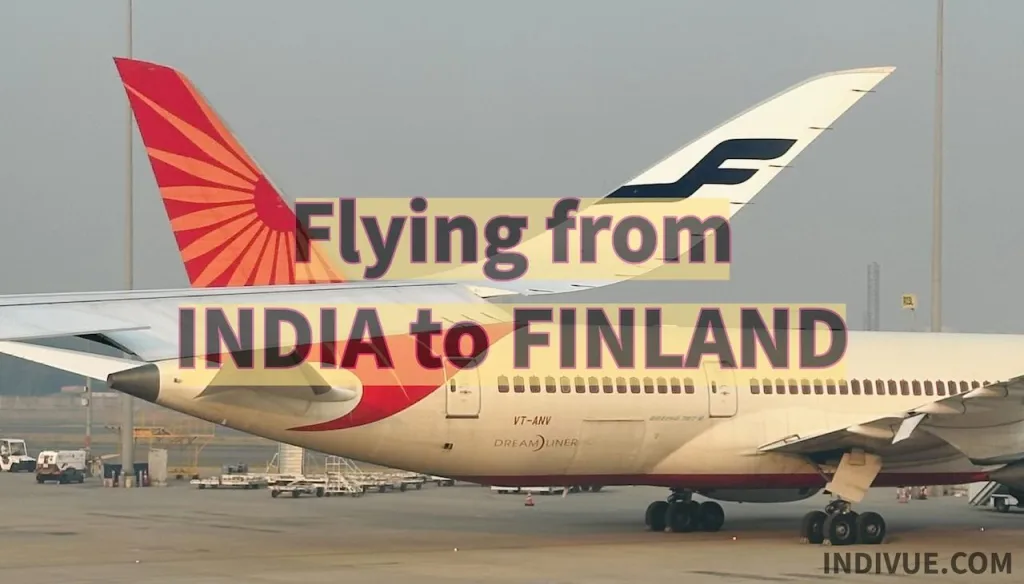Flying from India to Finland